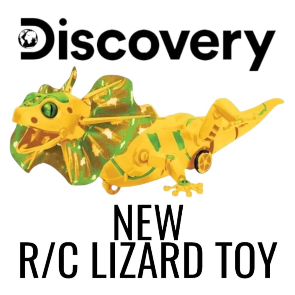 NEW Discovery Kids Robot RC Frilled Lizard Wireless Controller Motion Activated